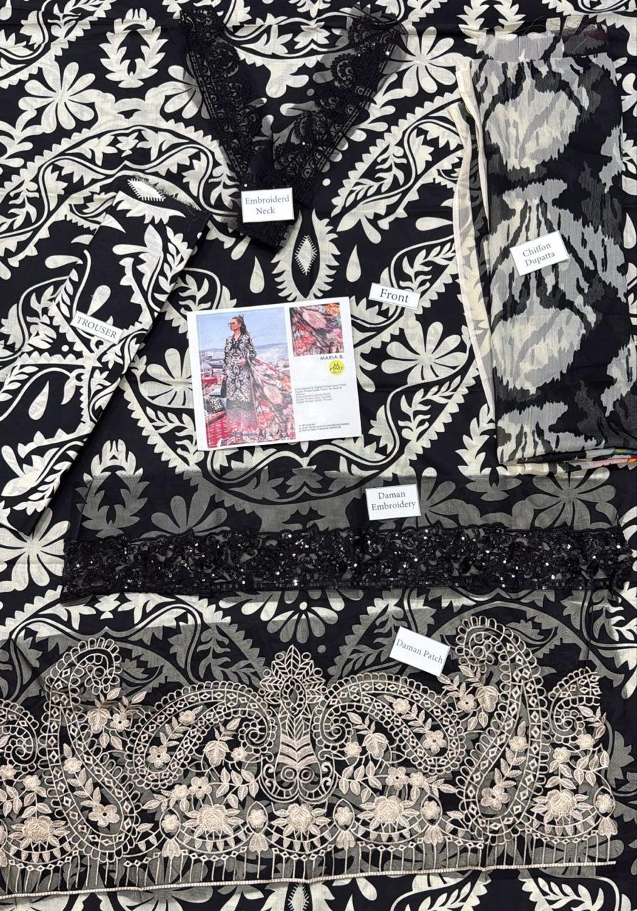 MARIA.B. Luxury Embroidered Lawn 3-PC