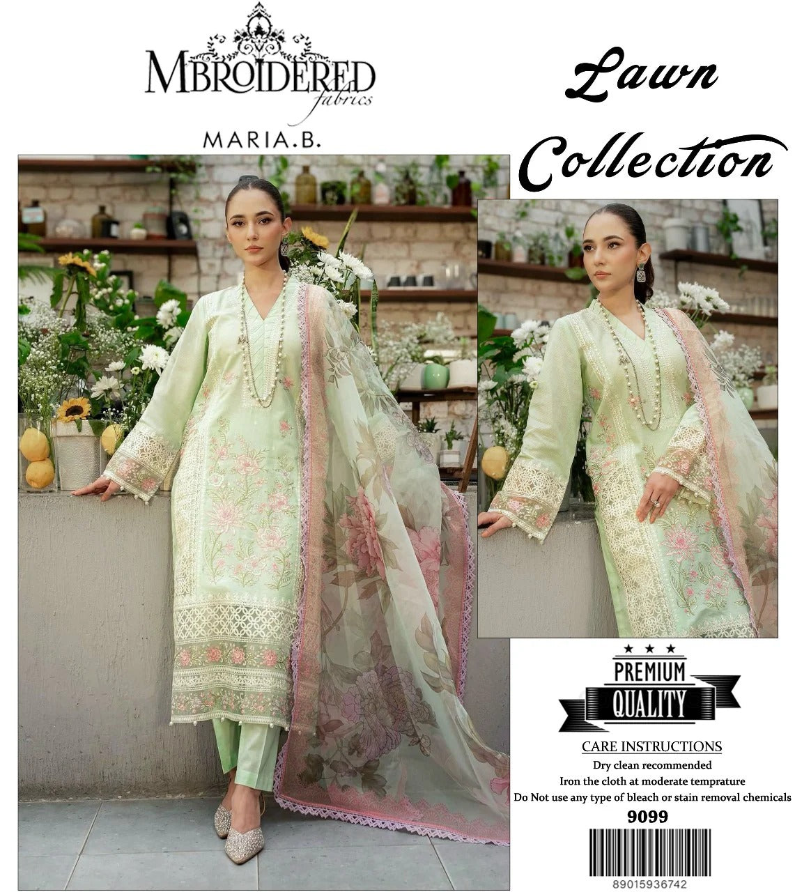 Maria B Lawn 3pc